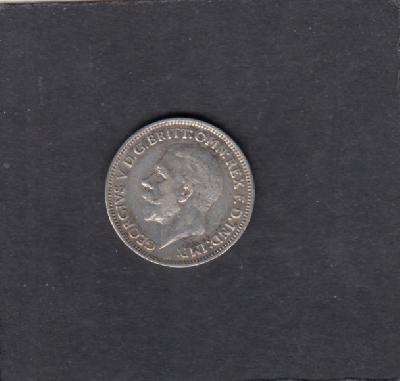 Beschrijving: 6 Pence GEORGIUS V